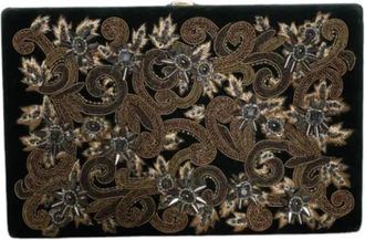 Dolce & Gabbana Pre-owned Fabric handbags - Dames - Vintage Clutch - Bruin - ONE Size - Katoen - Vintage