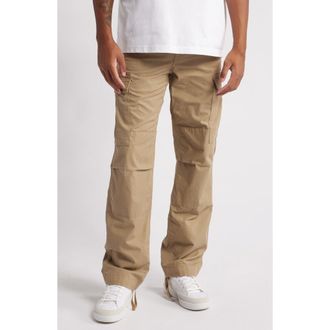 Carhartt Work in Progress Cotton Ripstop Cargo Pants in Leather Rinsed at Nordstrom, Size 38 X 32