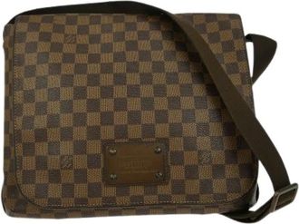 Louis Vuitton Pre-owned Cross Body Bags, female, Brown, Size: ONE SIZE Pre-owned Vintage Canvas Cross Body Bag