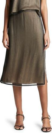 Vince Beaded Border Skirt in Black at Nordstrom Rack, Size 14