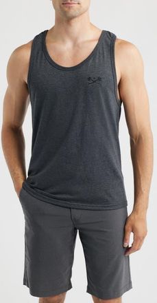 Dark Seas Go-To II Stock Cotton Tank in Gunmetal Heather at Nordstrom, Size X-Large