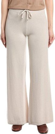 Eleventy Womens Sand Knit Wide-Leg Trousers, Size XS
