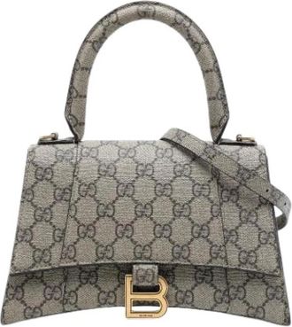 Gucci Pre-owned Hourglass - Dames - Vintage Handtas - Beige - ONE Size - Vintage
