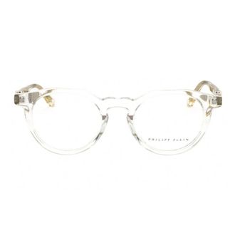 Philipp Plein VPP060M880Y Round Clear-Lens Eyeglasses - Gray