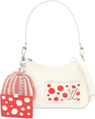 Louis Vuitton Borsa a tracolla Yayoi Kusama Infinity Dots Marellini in pelle Épi 2021-2025 - Bianco