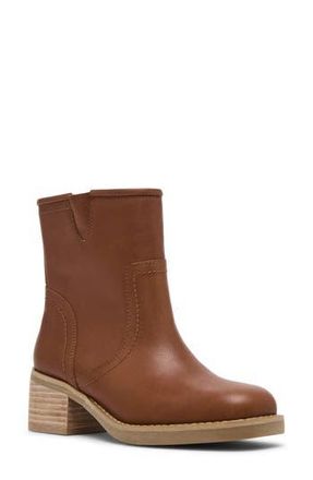 Blondo Cassadie Waterproof Bootie in Tan Leather at Nordstrom Rack, Size 8