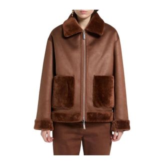 Marella Jassen, Dames, Bruin, XS, Polyester, Mllnuvole Jas