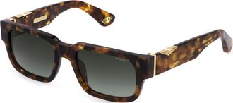 Police Womens SPLP24 54 540AER Sunglasses - Brown - One Size