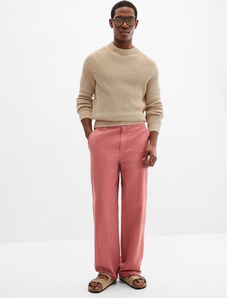 Le 31 Mens Cotton-linen pant New York fit - Straight