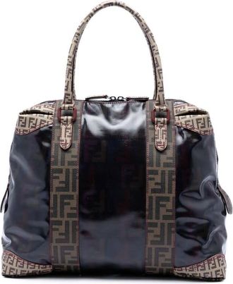 Fendi Pre-owned Fendi Large Zucca Coated Canvas B Mix Tote Ladies WJ9OR21CXR0HMWQN