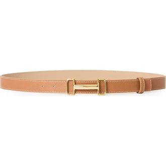 B-Low The Belt Louie Leather Belt in Cuoio Gold at Nordstrom, Size X-Small