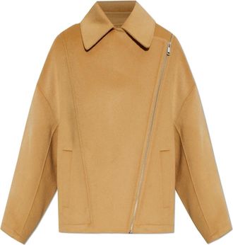 Iro Jijy Jas - Dames - Zomerjassen - Beige - S - Wol - Jassen