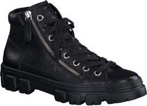Paul Green Novie Lace-Up Bootie in Blk Sptclf at Nordstrom Rack, Size 6Us / 3.5Uk