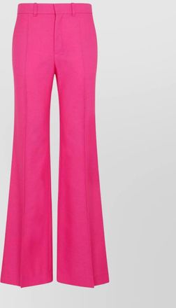 Chloé flared leg wool blend trousers