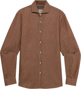 Brooks Brothers Hombre, Camisas, Marr&oacute;n, Talla: M