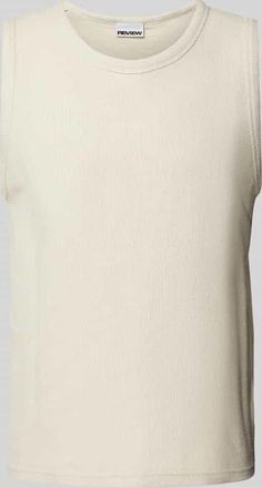 Review Top mit Rundhalsausschnitt in Ecru, Gr&ouml;&szlig;e XL