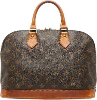 Louis Vuitton Pre-owned Handbags, female, Brown, Size: ONE SIZE Pre-owned Alma Monogram Handbag
