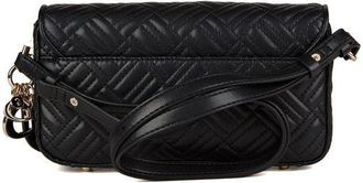 Guess Womens Crossbody Bag Black Polyurethane - Crossbody-Bags