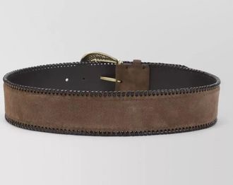 Etro suede leather belt