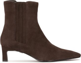 Kazar Emberly Boots - Dames - Laarzen met Hak - Bruin - 40 EU - Leer - Schoenen