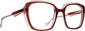 Caroline Abram Pauline - unisex - Brillen - Rood - 51 MM - Accessoires
