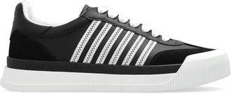 Dsquared2 Sportschoenen New Jersey - Heren - Sneakers - Zwart - 41 EU - Leer - Schoenen
