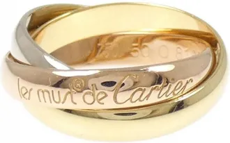 Cartier Yellow Gold (18K) Pink Gold (18K) White Gold (18K) Band Ring (Pre-Owned)