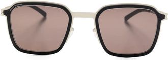 Mykita x Rimowa Occhiali da sole squadrati in alluminio - Nero