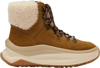 Moon Boot Moon247 City Shearling Mid - Dames - Schoenen - Bruin - Maat: 39 EU Leer