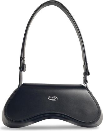 Diesel Play Crossbody Black Leather Bag