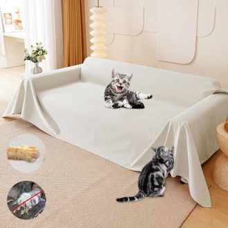OEM Protector De Sof&aacute; Para Gatos, Funda Antiara&ntilde;azos Para Sof&aacute; De Gatos, Protector De Sof&aacute; Impermeable, Funda Para Sof&aacute; De 3 Plazas, Funda Antideslizante 