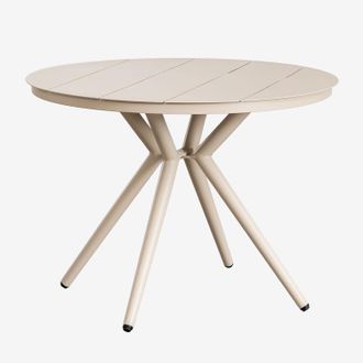 Sklum Sklum - Mesa De Comedor Redonda En Aluminio Valerie