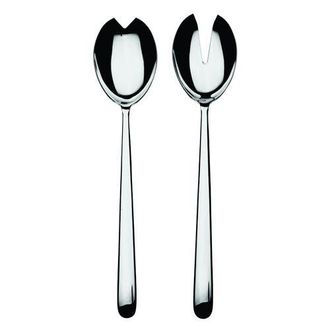 Mepra Linea Salad Serving Set - 2 Pieces in Silver at Nordstrom