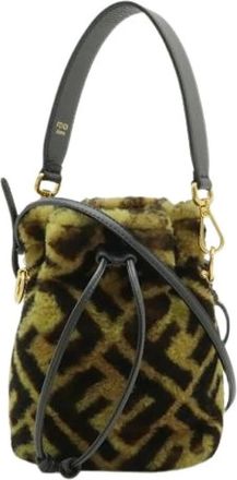 Fendi Bolso Cubo Vintage Pre-owned - Pre-owned - Mujer - Amarillo - ONE SIZE
