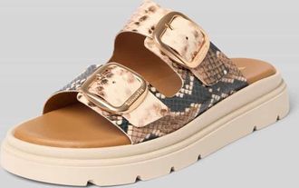 Tamaris Tamaris Wedges aus echtem Leder in Beige, Gr&ouml;&szlig;e 36