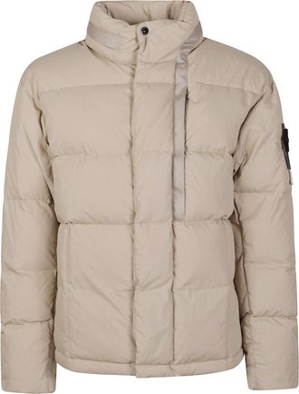 Stone Island RDS Boxy Quilted Cotton-Blend Down Jacket
