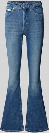 Calvin Klein Jeans Skinny Fit Bootcut Jeans im 5-Pocket-Design in Jeansblau, Gr&ouml;&szlig;e 24/32