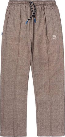 Dev&aacute; States Mens Midtown Two-Tone Pleated Easy Pants In Brown Multi