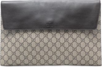 Gucci Pre-owned Gucci GG Supreme Envelope Clutch Ladies 353434 524947