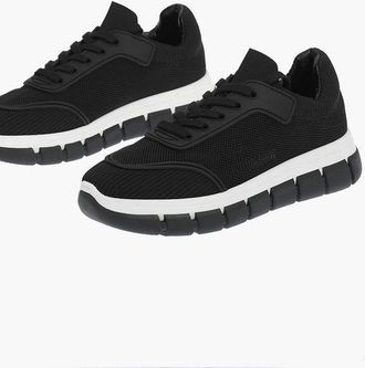 Moschino LOVE perforeted fabric TASSEL 50 sneakers with track sole size 38