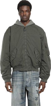 Balenciaga Hooded Standard Bomber Jacket