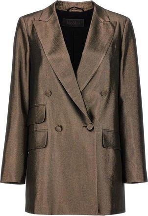 Max Mara Edro Blazer - female - Max Mara - Blazers - Brown - S - Jackets