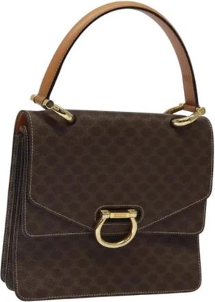 Celine Tweedehands leren handtassen - Dames - Vintage Handtas - Bruin - ONE Size - Leer - Vintage