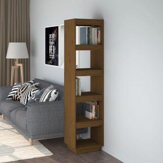 vidaXL Vidaxl - Estanter&iacute;a/divisor De Espacios Pino Marr&oacute;n Miel 80x30x167,4 Cm