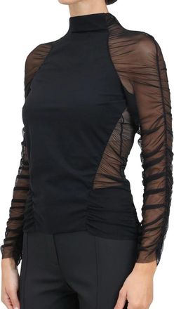 Patrizia Pepe Stretch Top - Black