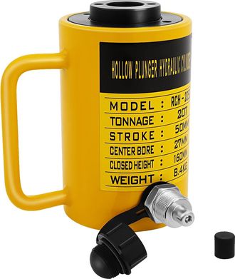 OEM Gato Hidr&aacute;ulico De Cilindro, Capacidad De 20 T, Di&aacute;metro Exterior De 100 Mm, Carrera Real De 60 Mm, Di&aacute;metro Del Pist&oacute;n De 54 Mm, Presi&oacute;n De Trabajo D