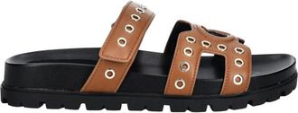 Guess Fashie Slider - Dames - Sandalen - Bruin - 36 EU - Leer - Schoenen