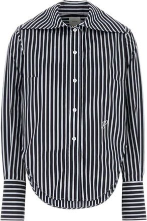 Patou Dames, Blouses & Shirts, Blauw, Maat: XS