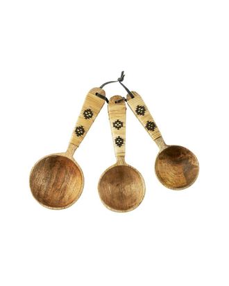 Bella Maison Varna Mango Wood Measuring Spoon Set