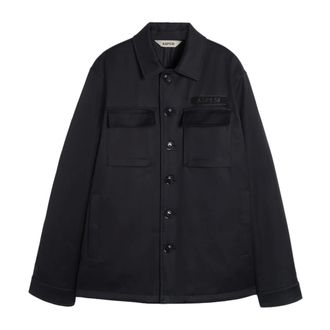 Aspesi Camicia - Jackets - Hombre - Azul - XL